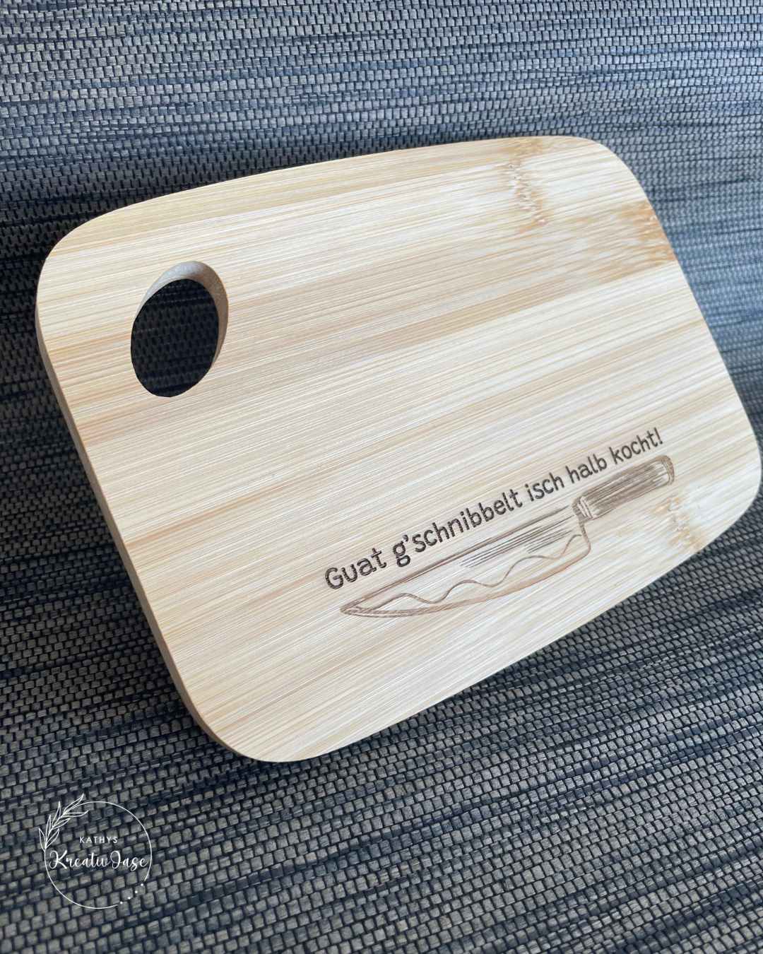 Vesper- & Schneidebrett aus Bambus – Bild 3