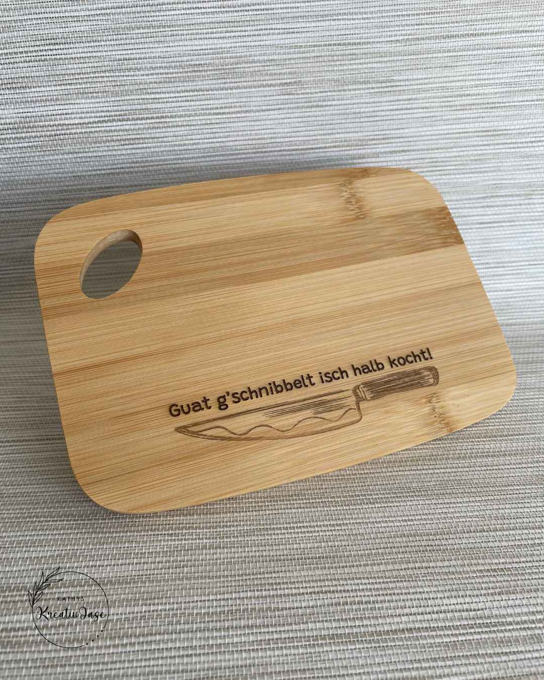 Vesper- & Schneidebrett aus Bambus – Bild 4